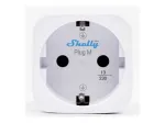 Shelly Plug M Gen3 White 2-Pack &ndash; nutikas pistik energiam&otilde;&otilde;tmisega, 13A, Wi-Fi ja Bluetooth (Type F)