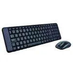 Logitech Wireless Combo MK220 - 2.4 GHz juhtmevaba klaviatuuri ja hiire komplekt, must