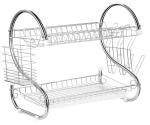 T&ouml;&ouml;pinna n&otilde;rutusrest Maestro MR-1025-43, metallist, 43 cm lai, must, tilgapann, s&ouml;&ouml;giriistade ja klaaside sektsioonid
