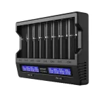 XTAR VC8S USB-C SET akulaadija, 3.7V/1.2V