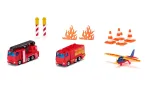 Siku kinkekomplekt Feuerwehr, tulet&otilde;rjeauto, 3 a, metall, plastik, must, oranž, punane, valge
