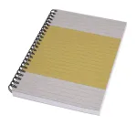 SIGEL Quicknote erkkollane m&auml;rkmik A5 joonitud, kollane/hall pehme k&ouml;ide, 160 lehek&uuml;lge, SN500