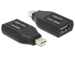DeLOCK - Video- / Audio-adapter - HDMI - HDMI, 19-kontaktiline (W) - Mini DisplayPort (M) - (DisplayPort 1.1) - Must (65552)