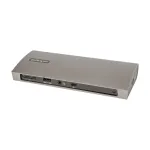 StarTech.com Thunderbolt 4 dokk, 96W toiteedastus, &uuml;ks 8K/kaks monitori 4K 60Hz, 3xTB4/USB4 porti, 4xUSB-A, SD, GbE, Thunderbolt 4 dokkimisjaam Windowsile v&otilde;i TB3 MacBookile, 0,8m kaabel