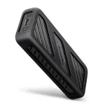 Axagon EEM2-20G USB-C 20Gbps - M.2 NVMe SSD ARMORED karp, SSD korpus, M.2, M.2, NVMe-oF, PCI Express, 20 Gbit/s, USB-&uuml;henduvus, Must