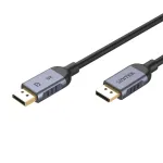 UNITEK C1628GY01-3M DisplayPort kaabel Must, Hall