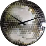 NeXtime klok 8801 Small Disco, &Oslash;30 cm, seinale, h&otilde;bedane