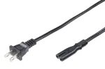 Microconnect PE110718 toitekaabel Must 1,8 m Toitepistik t&uuml;&uuml;p A C7 pistikupesa