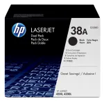 HP 38A 2-pack Must Originaal LaserJet toonerkassetts Q13338D toonerikassett 2 tk