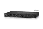 ATEN PE8208G eco PDU, l&uuml;litatav ja iga v&auml;ljundi kaupa m&otilde;&otilde;detav, 8 v&auml;ljundit (7x C13, 1x C19), 16A, 1U