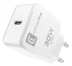 Cellularline The One ACHIPHUSBCPD30WW USB-C reisilaadija, Power Delivery 30W, valge