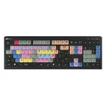 Logickeyboard LKB-EDIUS-A2PC-FR klaviatuur Universaalne USB AZERTY Prantsuse Must