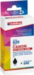 edding printerikassett EDD-620 must, &uuml;hildub Canon PGI-580XXL BK-ga