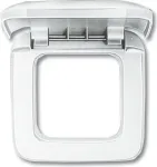 Busch-Jaeger 2518-214. Produktfarbe: Wei&szlig;, Design: konventionell, Markenkompatibilit&auml;t: Busch-Jaeger. Breite: 82 mm, H&ouml;he: 82 mm, Dicke: 1,9 cm (2CKA0