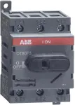 ABB OT80F3 - 3P - juhtmega - must - IEC 60947-3 / UL 508 / CSA C22.2 nr 14 - 600 V - 52,5 mm