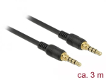 Audio kaabel DeLOCK 85601 3m 3.5mm Must