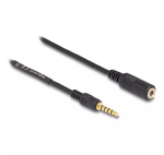 Audio Kaabel DeLOCK 85733 3m 3.5mm Isane Emane Must Kullatud