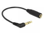 Helikaabel DeLOCK 0.17 m 2,5 mm/3,5 mm Must