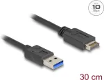 DeLOCK USB-kaabel 10 Gbps Type-E Key A 20 pin isane kuni Type-A isane 30 cm