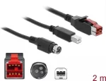 USB-kaabel DeLOCK 85488 USB 2.0 2 m USB B Must