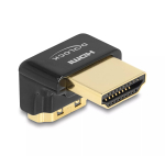 DeLOCK HDMI adapter isane-emane 90&deg; allapoole nurga all 8K 60 Hz metallist