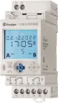 Finder Zeitschaltuhr f&uuml;r Hutschiene 12.B2.8.230.0000 2 Wechsler 30 A 400 V/AC Astronomisch, Zufallsschaltung, Jahresprogramm