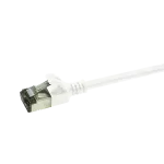 LogiLink Ultraflex SlimLine - patch-kaabel - RJ-45 (M) RJ-45 (M) - 3 m - 3,8 mm - varjestatud PIMF - CAT 6a - varjestatud, halogeenivaba, vormitud - valge, RAL 9010