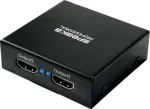 SpeaKa Professional SP-HDS-220 1+2 pordiga HDMI-jaotur Ultra HD-toega 3840 x 2160 pikslit Must (SP-9006064)