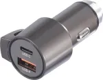 Voltcraft VC-CPS-45W USB-laadija 45 W S&otilde;iduk V&auml;ljundvool (max.) 3 A USB-A, USB-C&reg; Pistikupesa V&auml;ljundite arv: 2 x (VC-16690845)