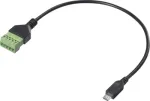 Renkforce USB 2.0 adapterkaabel[1x 2.0 pistik Micro-B - 1x klambri&uuml;hendus] RF-6443956 30 (RF-6443956)