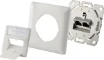 Renkforce v&otilde;rgupesa s&uuml;vistatav sisu CAT 6 2-port p&auml;rlvalge (RF-4393024)