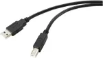 Renkforce USB-kaabel USB 2.0 USB-A-pistik, USB-B-pistik 20.00 m Must Punutud Varjestatud RF-5720372 (RF-5720372)