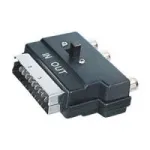 SCART-adapter ShiverPeaks 94035 3&times; RCA (Cinch) ja 4‑pin MiniDIN pistikuga