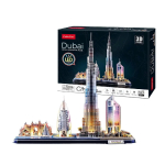 3D pusle CubicFun City Line Dubai LED, 182 t&uuml;kki, 532&times;48 mm, vanus 10+