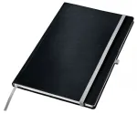 Leitz Style m&auml;rkmik A4 joonitud k&otilde;va kaanega, Monokromaatiline, Must, A4, 80 lehte, 100 g/m&sup2;, Joonitud paber