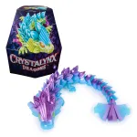 CrystaLynx Dragons, 9-tolline kogutav liigendatud draakonist m&auml;ngukuju lastele ja t&auml;iskasvanutele, pimekast, fidget-m&auml;nguasjad kodukontorisse ja lauakaunistuseks (stiilid v&otilde;ivad erineda)