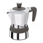 Moka pot Pedrini MyMoka induction Brown Stainless steel