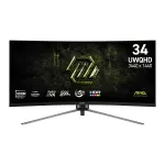 MSI MAG 345CQRF E2 86.36 cm (34 inch) UWQHD VA Curved Gaming Monitor 180Hz 1ms FreeSync Premium