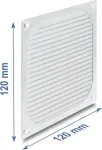 Delock Fan Grill 120 x 120 mm Aluminium &ndash; Fan Dust Filter with Stainless Steel Filter Mesh (67458)
