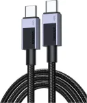 UGREEN L513 USB-C to USB-C kaabel 240W PD3.1 480Mbps Nylonist punutud alumiiniumkorpusega kaablisidemega 3m hall (45065)