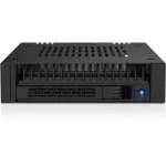 ICY DOCK ExpressCage MB741V4P-B 4-Bay 2,5 inch U.2/U.3 NVMe SSD Mobile Rack for Dual 5,25 inch Bay, PCIe 4.0, OCuLink, Hot-Swap, Black