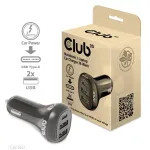 CLUB3D s&uuml;learvuti autolaadija 36 Watt, Auto, sigaretis&uuml;&uuml;taja, 24 V, must