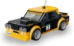 Jamara CaDA Fiat Abarth 131 1:24 Mustad klotsid ehituskomplekt (402921)