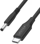 UNITEK USB-C to DC toitekaabel Lenovo jaoks, 65W, 1,8m, must