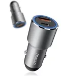 Dudao R4PQ Car Charger 22,5W 1xUSB-C + 1xUSB-A Gray