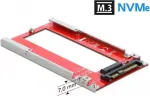 DeLOCK U.2 to M.3 / NF1 Converter &ndash; PCIe 4.0 NVMe Adapter, SFF-8639 to SFF-8611/8612