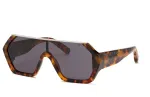 Philipp Plein meeste p&auml;ikeseprillid SPP047990728 - must atsetaatraam, hallid pol&uuml;karbonaat l&auml;&auml;tsed, UV400 kaitse