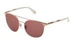CAROLINA HERRERA NY Naiste p&auml;ikeseprillid SHN051M5408FC - Pruun Havana atsetaat ruudukujulise raamiga ja pruunide gradiendil&auml;&auml;tsedega 54/18/140 mm