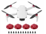 SUNNYLIFE Mootorikaitsed DJI Mavic Mini 2 / Mini SE jaoks (4-pakk) - Must