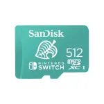 WESTERN DIGITAL SanDisk Micro SDXC kaart Nintendo Switchile 512GB UHS-I 100mb/s